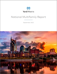 Yardi Matrix National Multifamily Report
